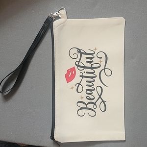 Canvas make up bag